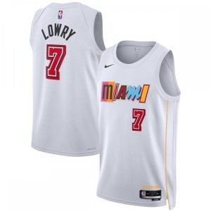 Kyle Lowry Miami Heat Nike Unisex 2022/23 Phenomenal Swingman Jersey City Edition White