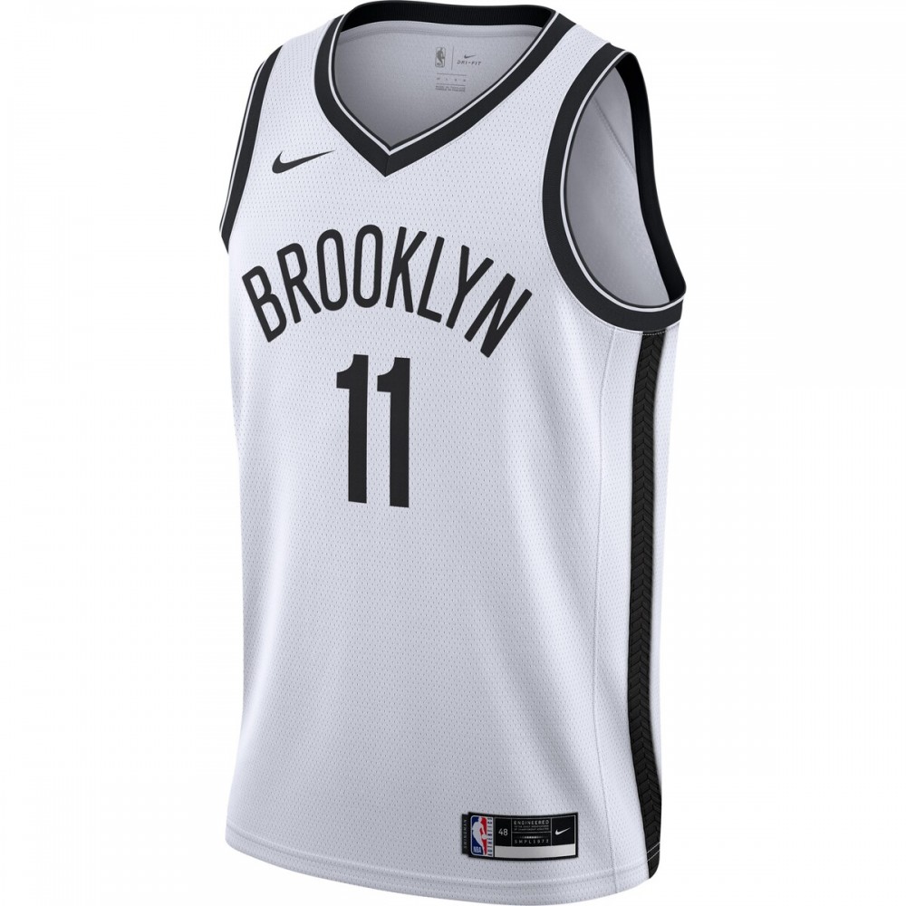 Kyrie Irving Brooklyn Nets Nike 2020/21 Swingman Top - notch Jersey White Association Edition - Image 2