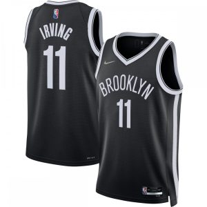 Kyrie Irving Brooklyn Nets Nike 2021/22 Exquisite Diamond Swingman Jersey Icon Edition Black