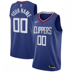 LA Clippers Nike 2020/21 Unique Swingman Custom Jersey Icon Edition Royal