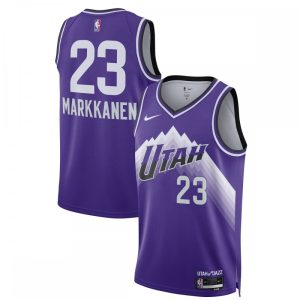 Lauri Markkanen Utah Jazz Nike Unisex Fantastic 2023/24 Swingman Jersey Purple City Edition
