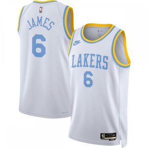 LeBron James Los Amazing Angeles Lakers Nike 2022/23 Swingman Jersey White Classic Edition