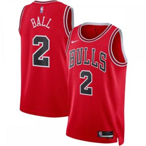Lonzo Ball Chicago Bulls Admirable Nike Unisex 2022/23 Swingman Jersey Icon Edition Red