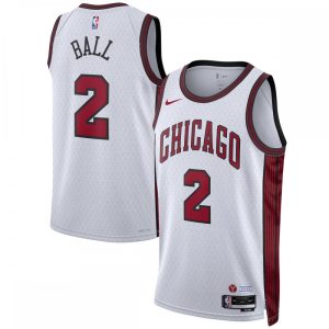 Lonzo Ball Chicago Bulls Nike Unisex 2022/23 Swingman Jersey Luxurious City Edition White