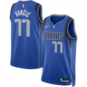 Luka Glamorous Doncic Dallas Mavericks Nike Unisex 2022/23 Swingman Jersey Icon Edition Royal