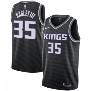Marvin Bagley III Sacramento Kings Nike 2019/2020 Swingman Jersey Statement Edition Black Striking