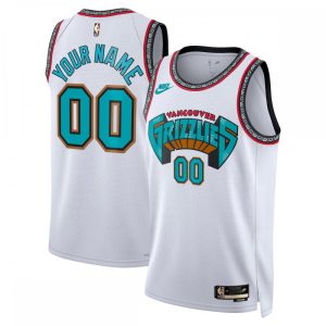 Memphis Grizzlies Nike Unisex Adult Swingman Custom Jersey Classic Alluring Edition White