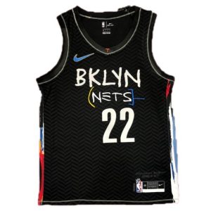 Men's Brooklyn Nets Caris LeVert #22 Nike Black 2020/21 Swingman Player Jersey – Admirable City Edition