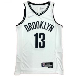 Men's Brooklyn Nets James Harden #13 Admirable Nike White 2021 Swingman NBA Jersey Icon Edition