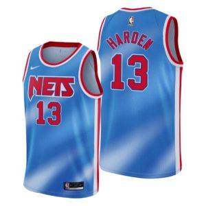 Men's Brooklyn Nets James Harden #13 Magnificent Nike Blue 2020/21 Swingman Jersey Classic Edition