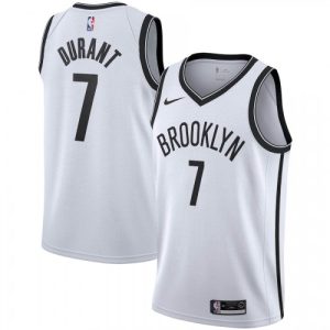 Men's Brooklyn Nets Kevin Classy Durant No.7 Nike White 2020/21 Swingman Jersey Association Edition