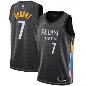 Men's Brooklyn Nets Kevin Durant #7 Nike Black 2020/21 Swingman Player Jersey – Terrific City Edition