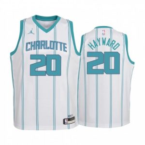Men's Charlotte Hornets Hayward #20 Jordan Brand White 20/21 Dashing Swingman Jersey Association Edition