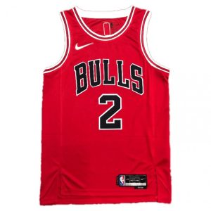 Men's Chicago Bulls Admirable Lonzo Ball #2 Nike Red 2021 Swingman NBA Jersey Icon Edition