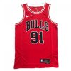 Men's Chicago Bulls Dennis Rodman Distinguished #91 Nike Red 2021 Swingman NBA Jersey Icon Edition