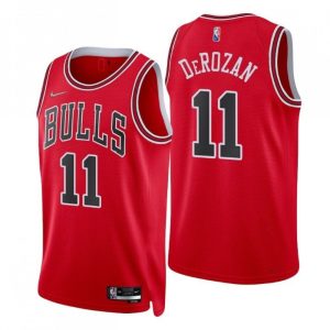 Men's Chicago Bulls Sophisticated Chicago Bulls DeRozan #11 Red 2021Swingman NBA Jersey Icon Edition