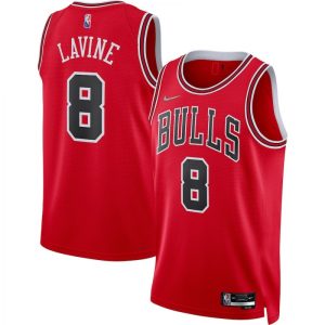 Men's Chicago Bulls Zach LaVine #8 Nike Red 2021 Swingman NBA Jersey Icon Magnificent Edition