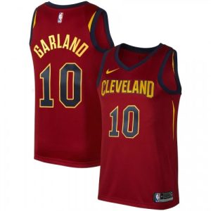 Men's Cleveland Cavaliers Darius Garland #10 Nike Wine Notable Swingman Jersey Icon Edition
