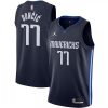 Men's Dallas Mavericks Luka Doncic #77 Jordan Navy 2020/21 Swingman Jersey Phenomenal Statement Edition