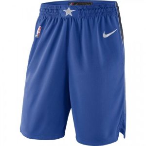 Men's Dallas Mavericks Remarkable Nike Blue 2019/20 Swingman Shorts Icon Edition