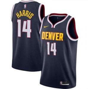 Men's Denver Nuggets Gary Refined Harris #14 Nike Navy 2020/21 Swingman Jersey Icon Edition