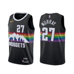 Men's Denver Nuggets Jamal Murray #27 Nike Prime Black Swingman Player Jersey – City Edition
