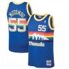 Men's Denver Superb Nuggets Dikembe Mutombo #55 Blue 91 92 Hardwood Classics Swingman Jersey