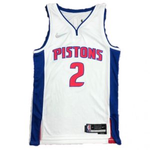Men's Detroit Pistons Cade Cunningham #2 Superb Nike White 2021/22 Swingman NBA Jersey Icon Edition