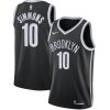 Men's Distinguished Brooklyn Nets Ben Simmons #10 Nike Black 2021 Swingman NBA Jersey Icon Edition