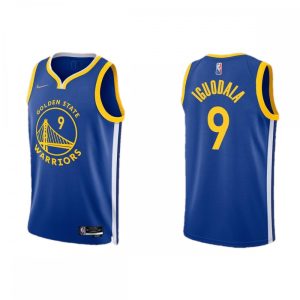 Men's Golden State Warriors Andre Iguodala #9 Nike Royal 2021/22 Swingman Jersey Sophisticated Icon Edition