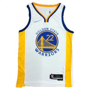 Men's Golden State Warriors Andrew Refined Wiggins #22 Nike White 2021/22 Swingman Jersey Association Edition