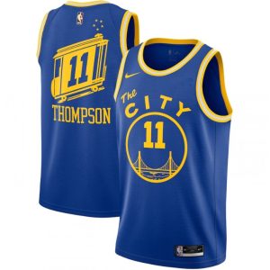 Men's Golden State Warriors Klay Thompson #11 Nike Royal Hardwood Classics 2020/21 Swingman Jersey Classic Edition Gorgeous
