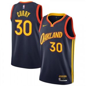 Men's Golden State Warriors Sophisticated Stephen Curry #30 Nike Navy 2020/21 Swingman Jersey City Edition