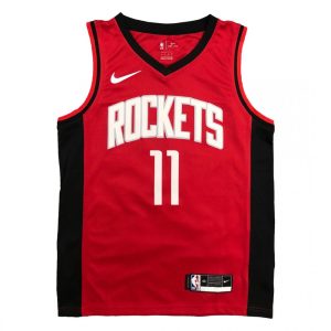 Men's Houston Rockets Yao Ming #11 Nike Striking Red Swingman Jersey Icon Edition