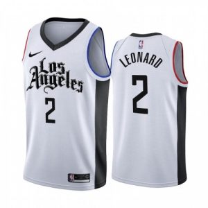 Men's LA Clippers Kawhi Leonard #2 Nike Elegant White 2020/21 Swingman Player Jersey – City Edition