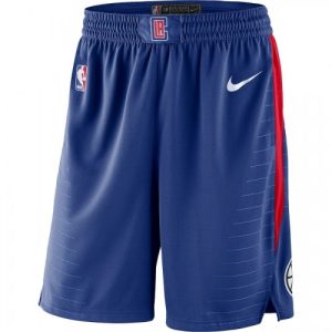 Men's LA Clippers Nike Blue 2019/20 Swingman Shorts Stunning Icon Edition