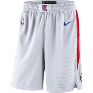 Men's LA Impressive Clippers Nike White/Red 202021 Performance Swingman Shorts Association Edition