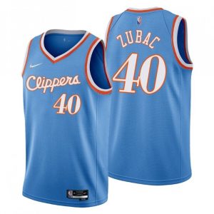 Men's Los Angeles Gorgeous Clippers Ivica Zubac #40 Nike Blue 2021 Swingman NBA Jersey Icon Edition