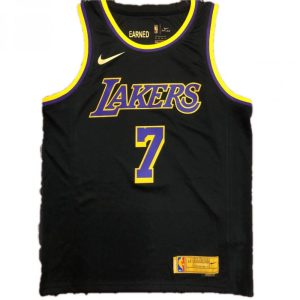 Men's Los Angeles Lakers Carmelo Anthony #7 Nike Black 2020/21 Swingman Jersey – Gorgeous Earned Edition