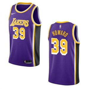 Men's Los Angeles Lakers Dwight Howard #39 Nike Purple Swingman NBA Stylish Jersey Statement Edition