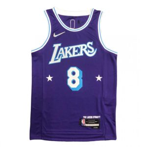 Men's Los Angeles Lakers Kobe Bryant #8 Purple 2021/22 Swingman NBA Jersey City Phenomenal Edition