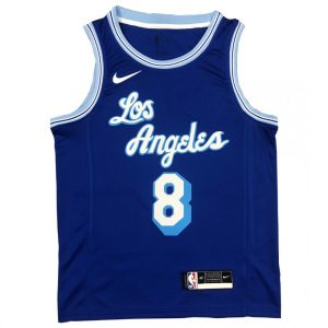 Men's Los Angeles Lakers Kobe Bryant #8 Stunning Nike Blue 2020 Swingman Jersey Classic Edition