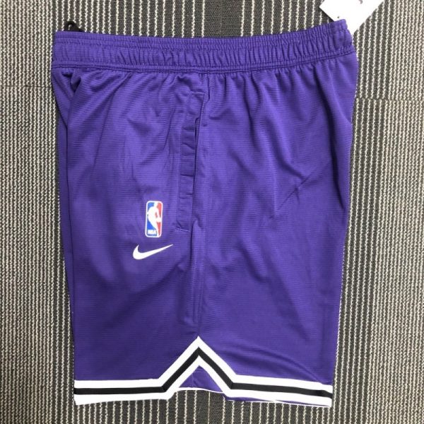 Men's Los Angeles Lakers Training Shorts Purple Stunning - Image 3