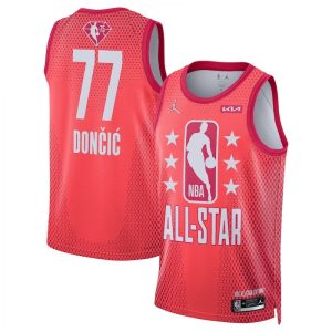 Men's Luka Doncic #77 Jordan Brand Maroon 2022 NBA All Star Game Remarkable Swingman Jersey