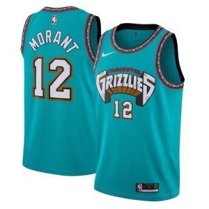 Men's Memphis Grizzlies Ja Morant Nike Green 2019/20 Hardwood Classics Swingman Sophisticated Player Jersey