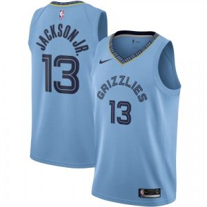 Men's Memphis Grizzlies Jaren Jackson Jr. #13 Nike Blue 19/20 Swingman Jersey Statement Distinguished Edition
