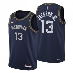 Men's Memphis Grizzlies Jaren Premium Jackson #13 Nike Black 2021/22 Swingman NBA Jersey City Edition