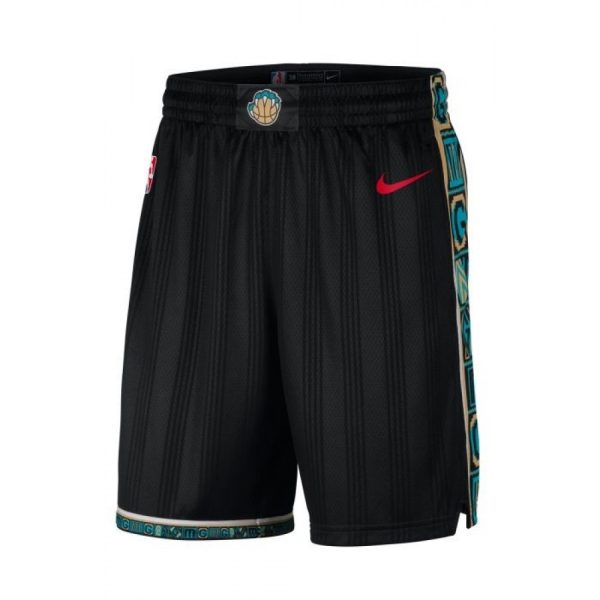 Men's Memphis Grizzlies Stunning Nike Black 2020/21 Swingman Short City Edition