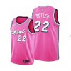 Men's Miami Heat Jimmy Butler #22 Pink Magnificent 19 20 Swingman Jersey City Edition