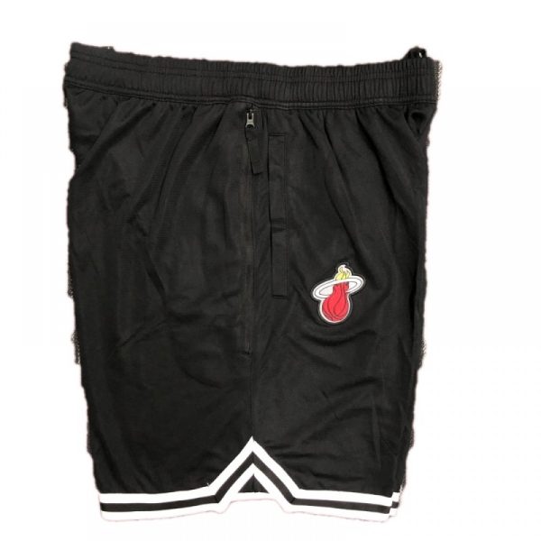 Men's Miami Heat Training Elegant Shorts Black